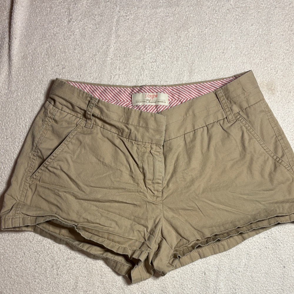J Crew Tan Women Cargo Shorts